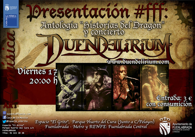 #FFF: Presentación de Historias del Dragón y Concierto de Duendelirium