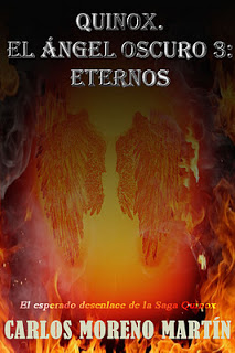 Portada y Sinopsis de Eternos (Saga Quinox) de Carlos Moreno Martín